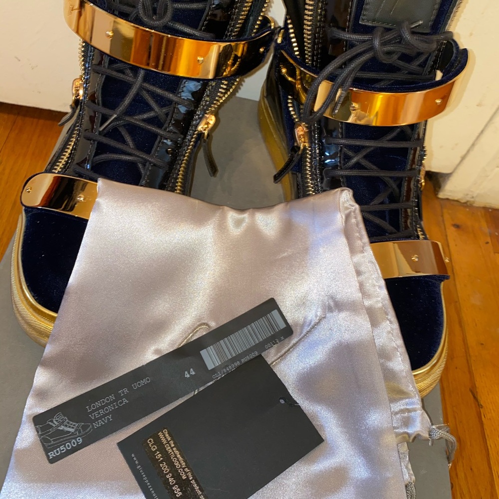 100% Authentic Giuseppe Zanotti Men Sneakers - Picture 7 of 8